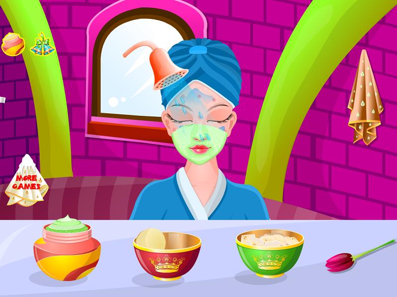 Princess spa christmas games