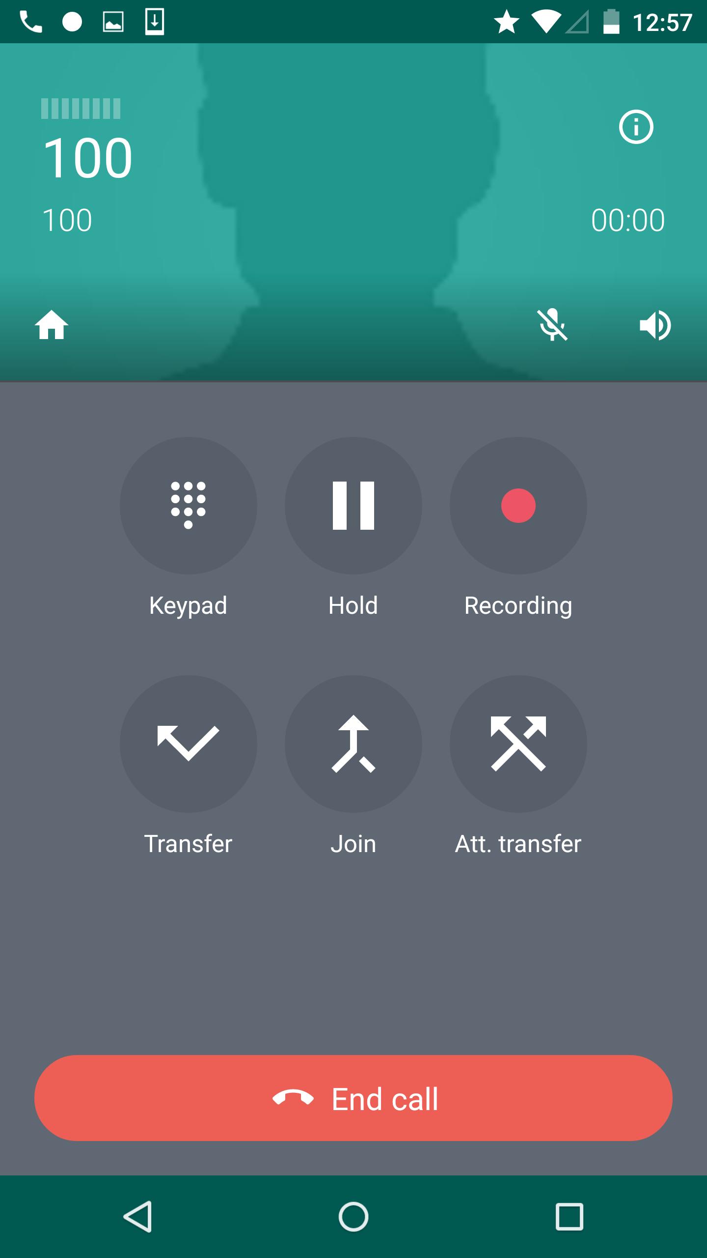 Intermedia softphone