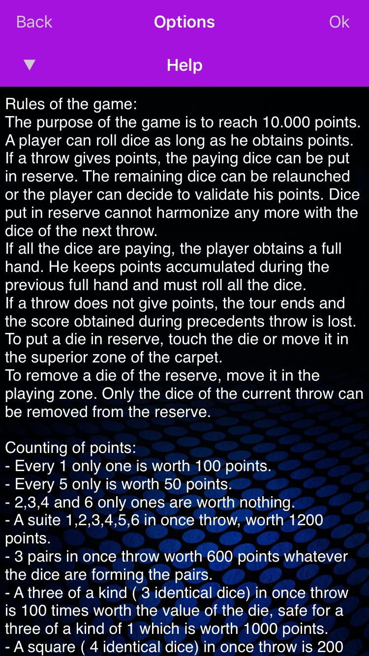 Dice Game 10000 Neon