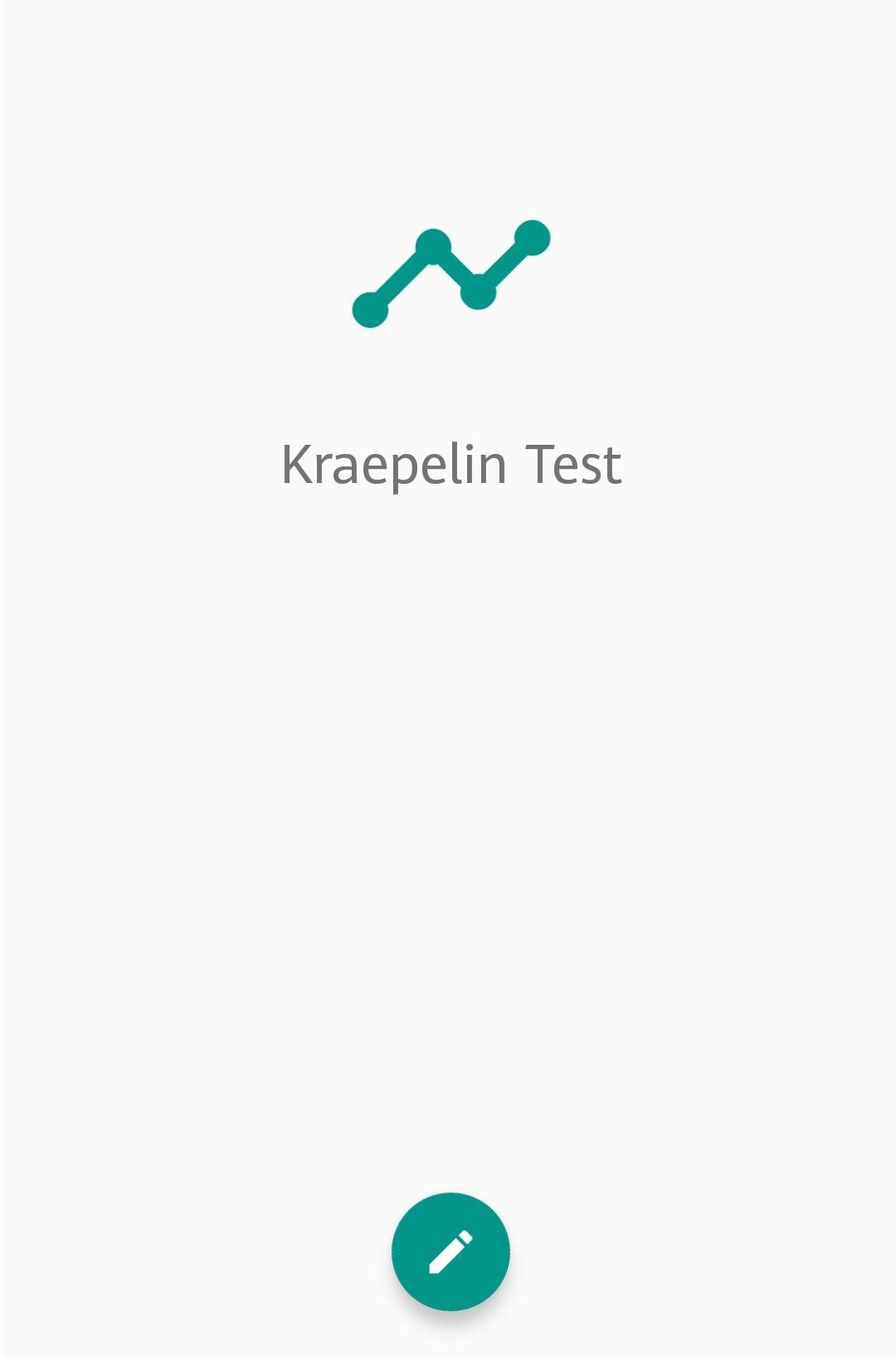 Kraepelin Test