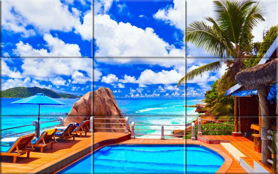 Tile puzzle - Beach Villa