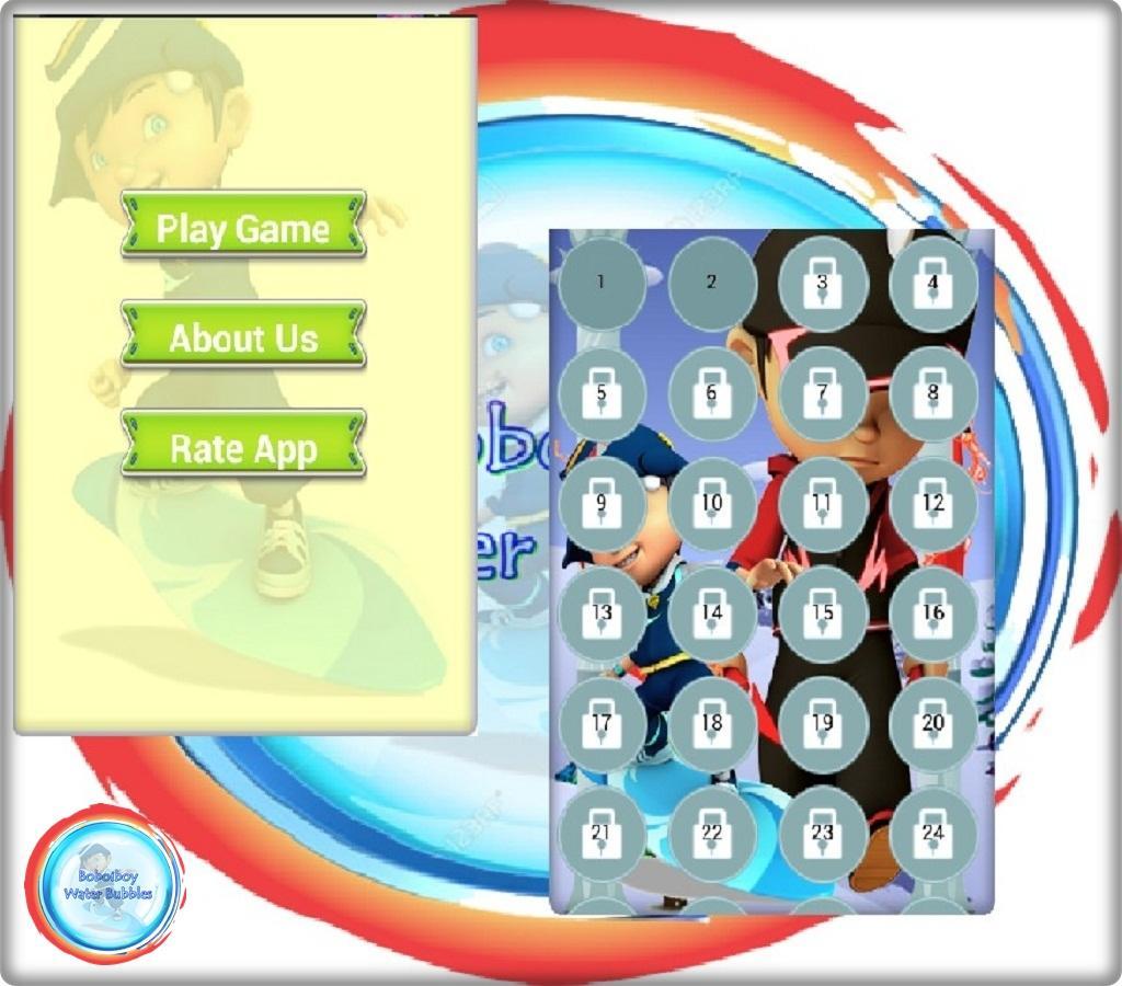 Boboiboy water bubbles