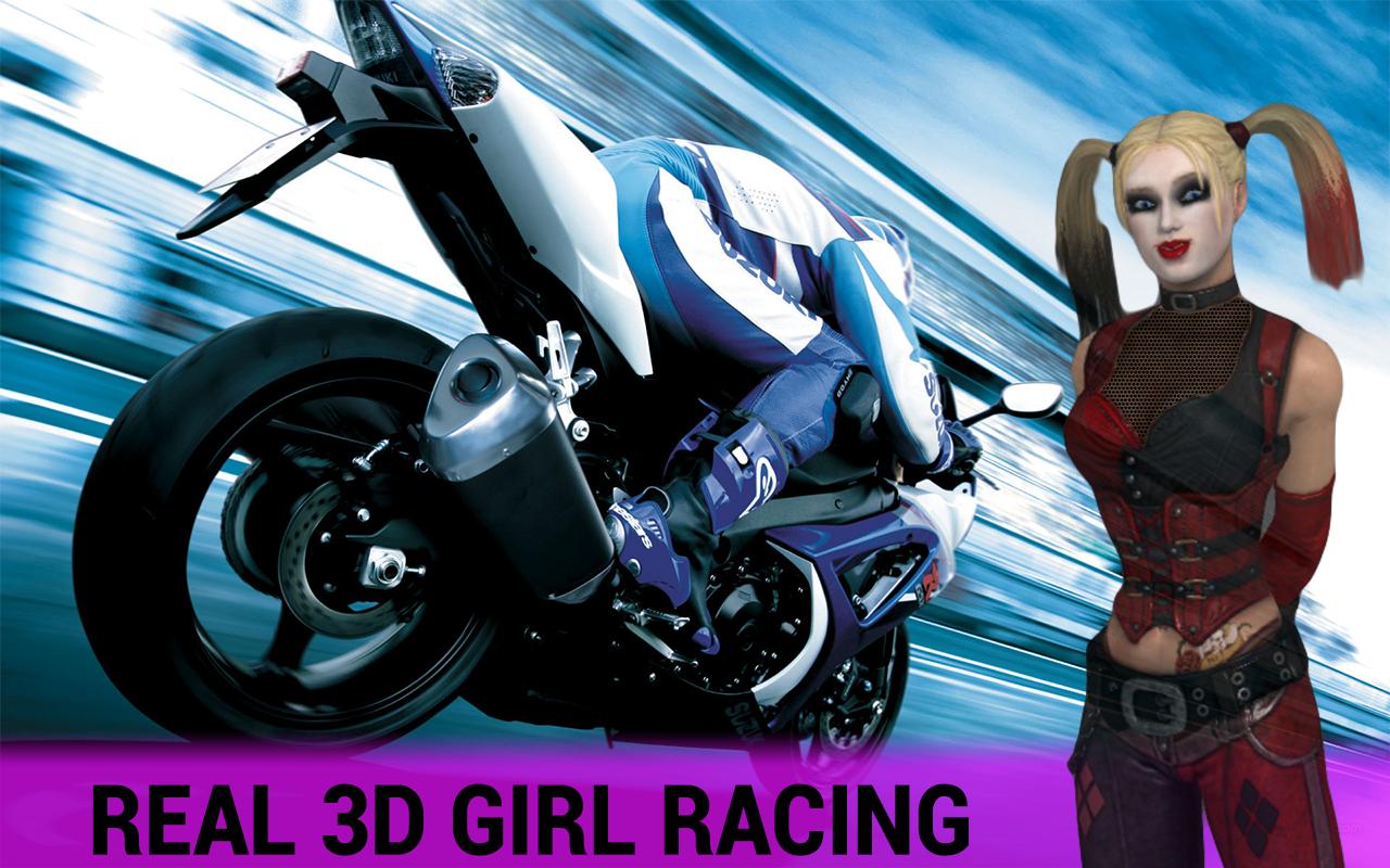 Girl Racing 3D Moto