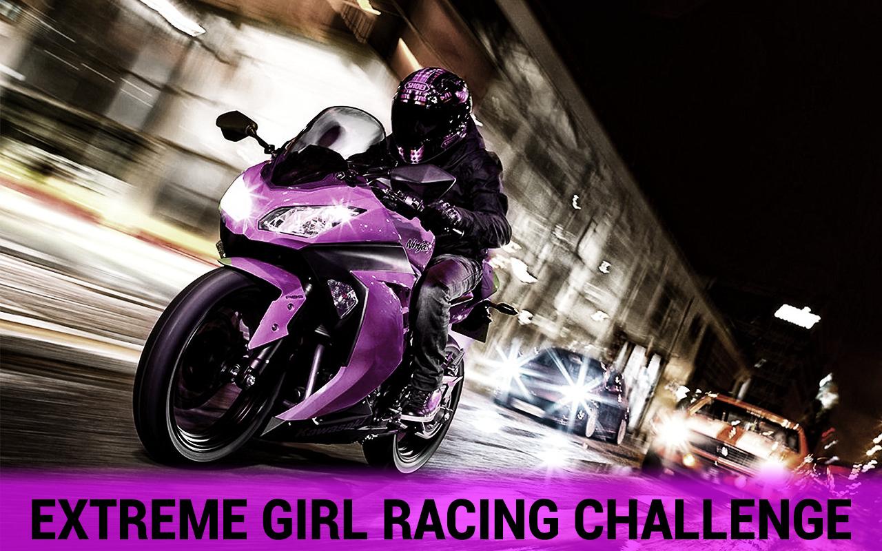 Girl Racing 3D Moto