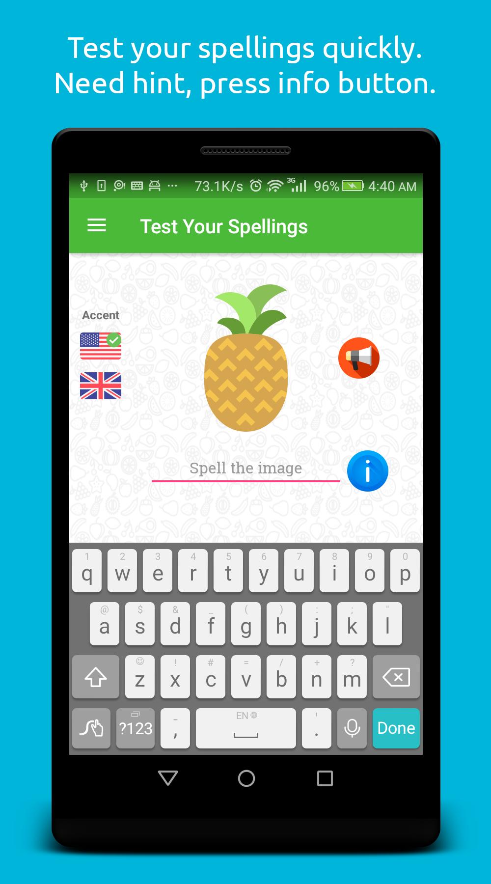 Spelling: Fruit & Vegetable