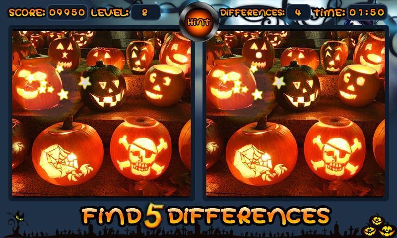 Find Five Differences II