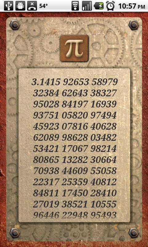 Pi (3.14159...)