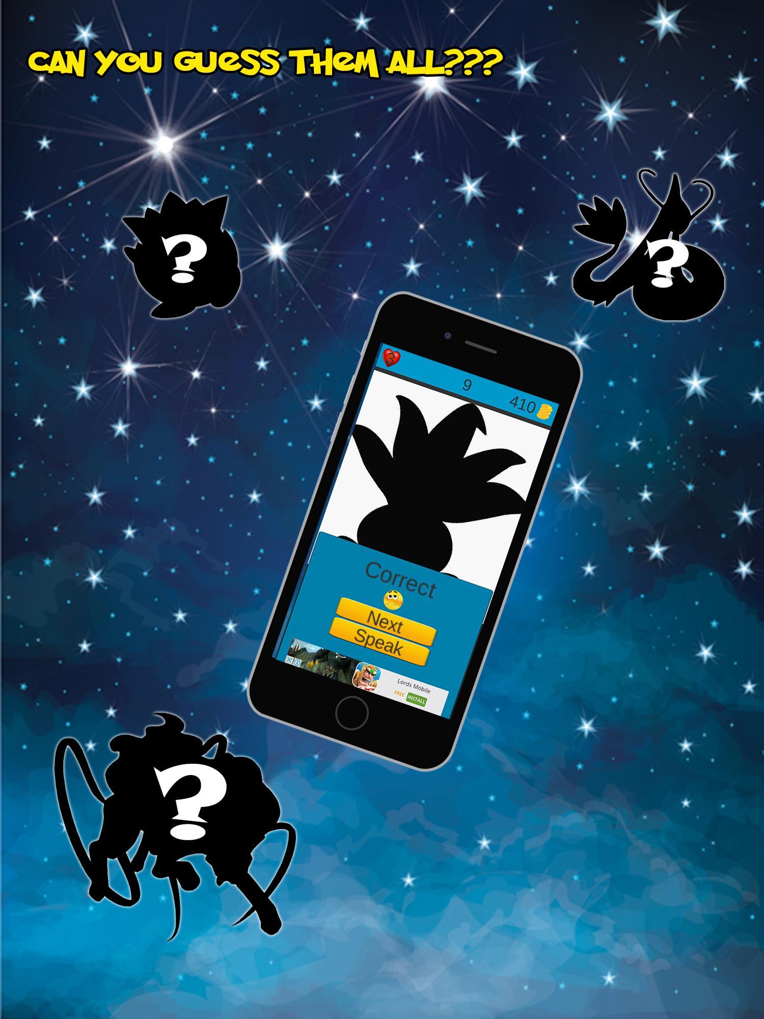 Guess The Pokemon Quiz