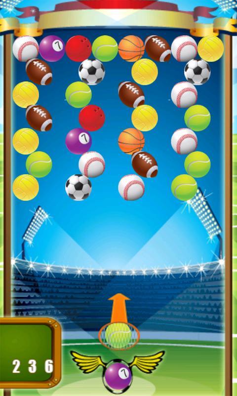 Bubble Shooter Sports