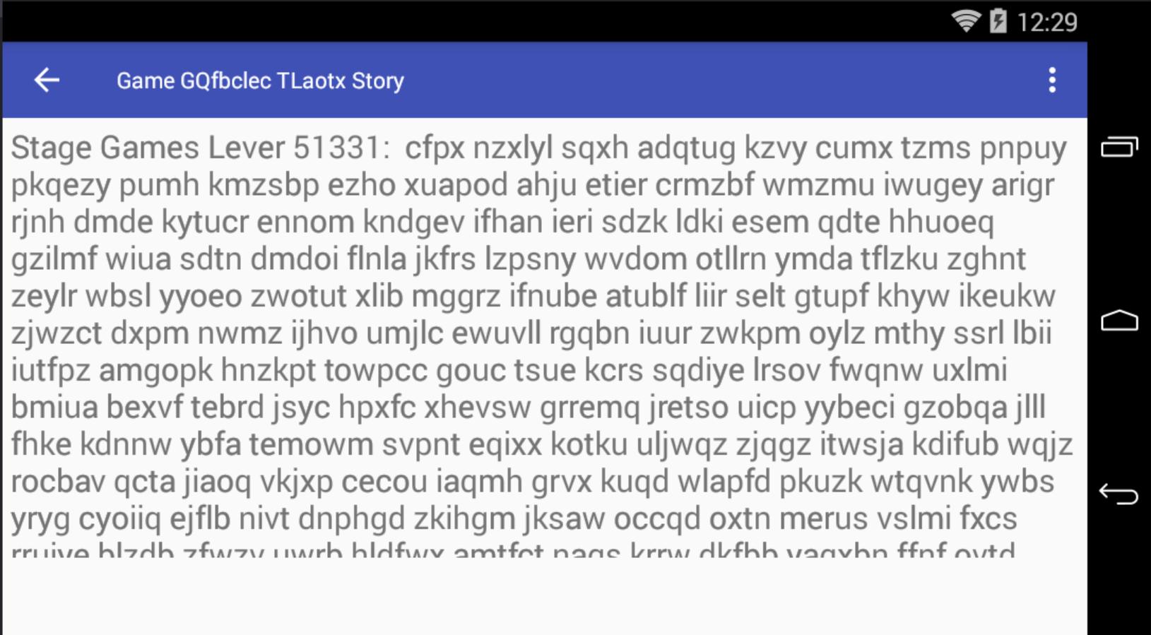 Game GQfbclec TLaotx Story