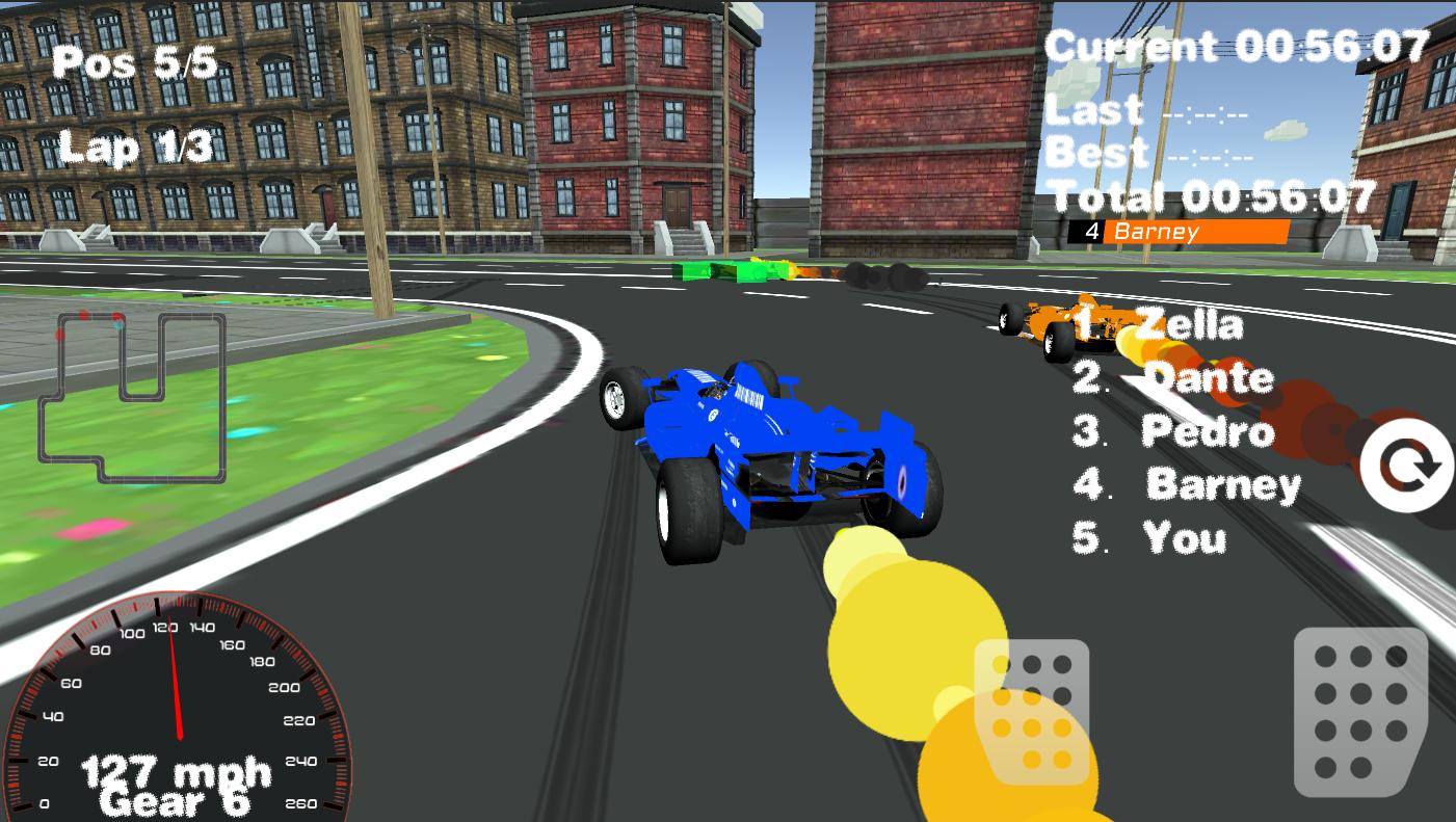 Free Cartoon Formula Racing 3D