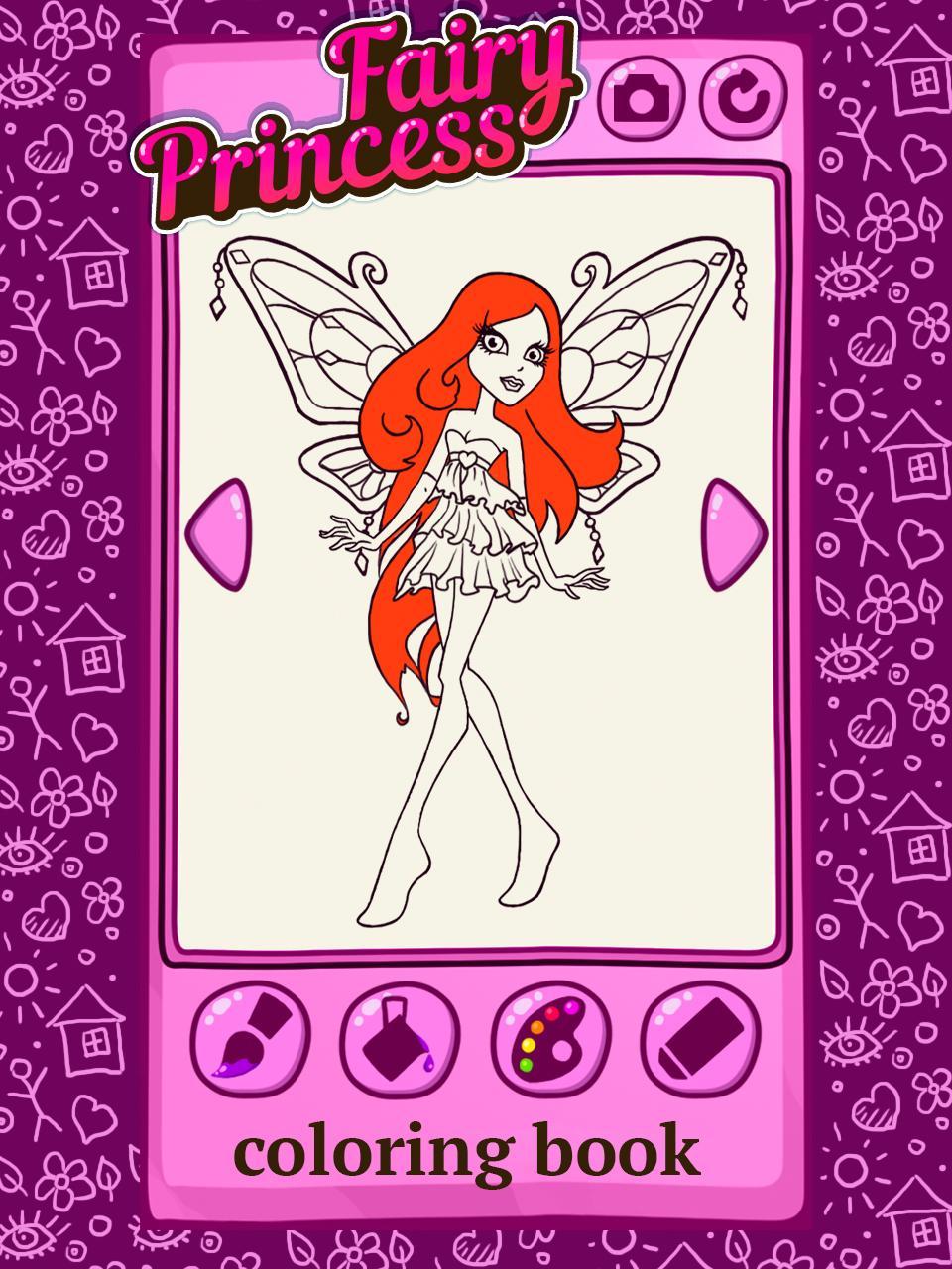 Fairy Princess Coloring Book