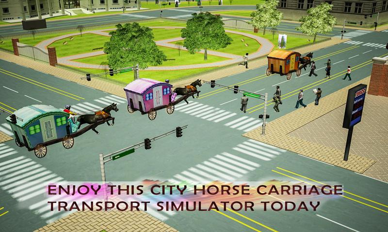 Horse Carriage Transport Drive