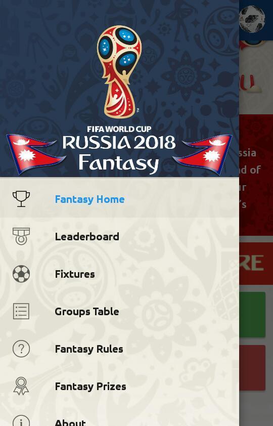 Nepal: Fantasy World Cup 2018 Russia