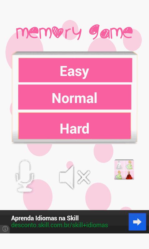 MEMORY GAME: PRINCESS FREE