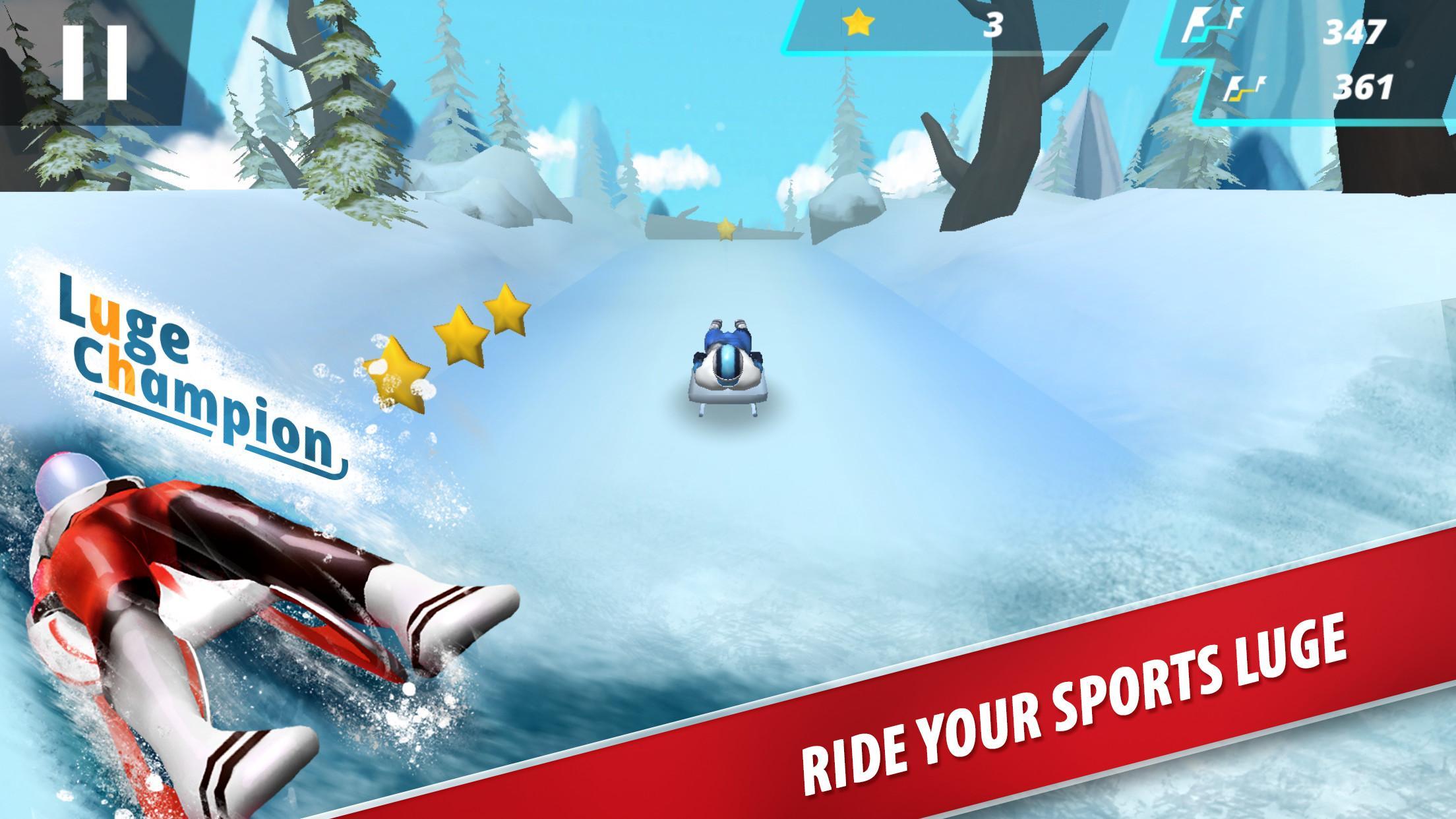 Luge Champion - Winter Sports