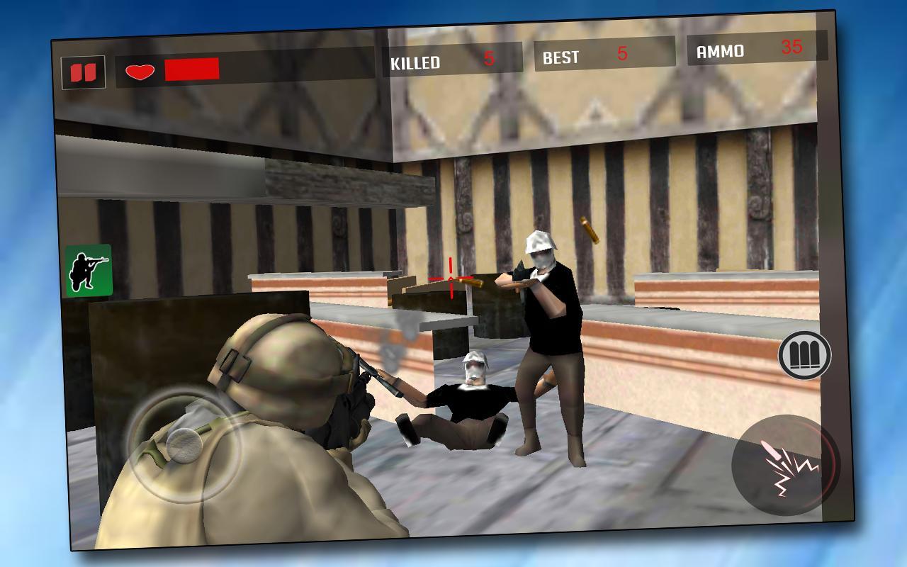 Commando Blackout battle