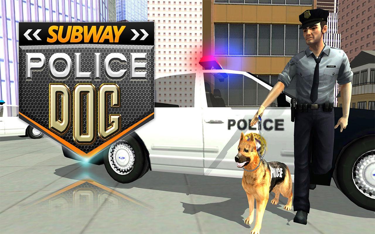 Police Dog Subway Crime City