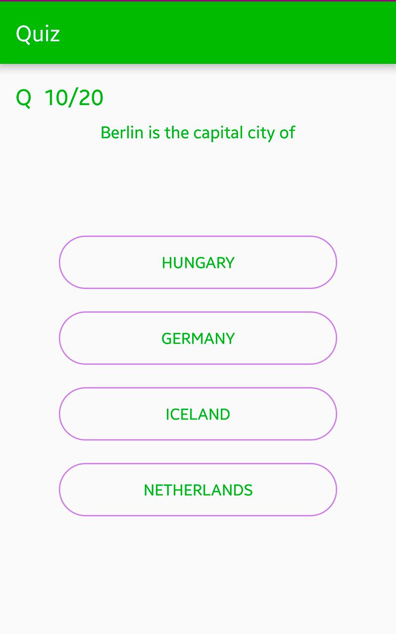Learn capitals and countries