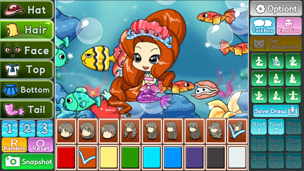 Mermaid Girl : dress up game