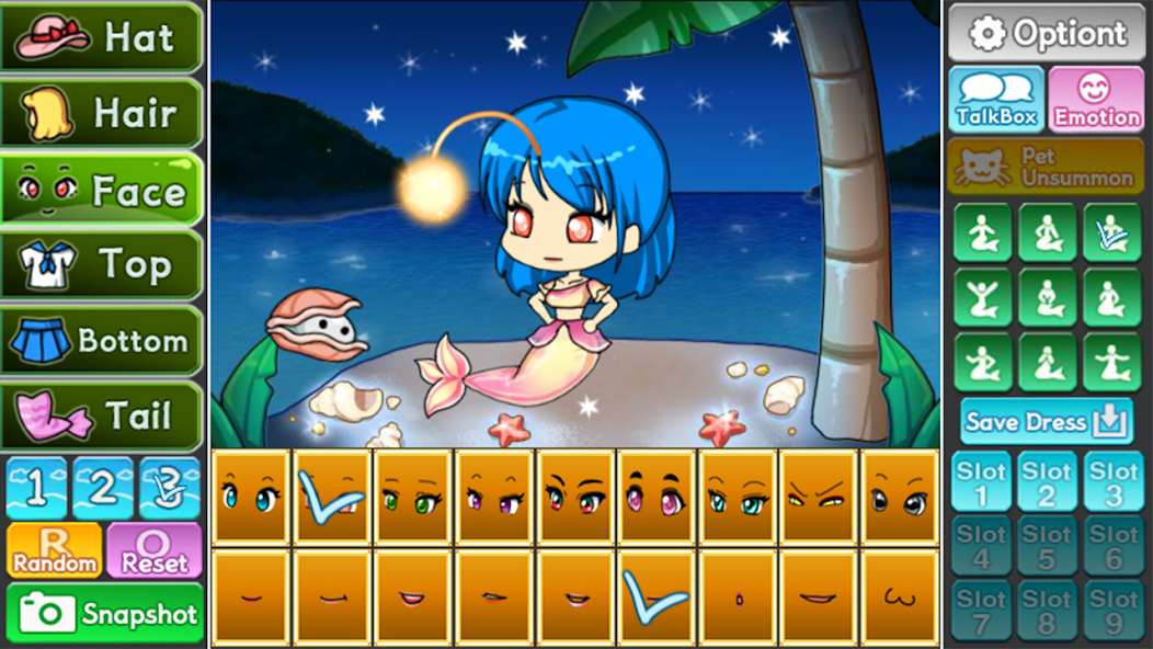 Mermaid Girl : dress up game