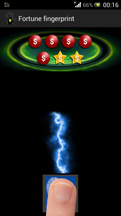 Fingerprint lucky number lotto