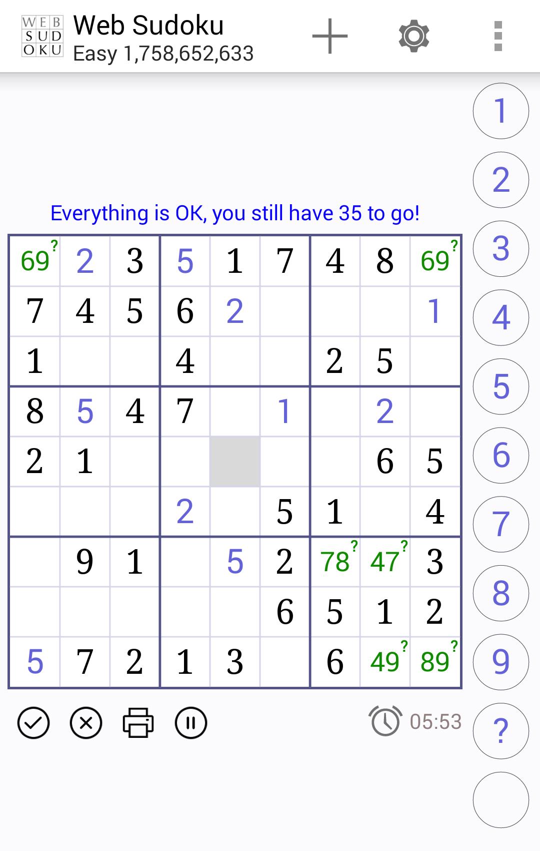 Web Sudoku