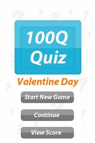 Valentine Day - 100Q Quiz