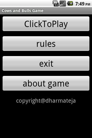 cowsandbulls bluetooth game