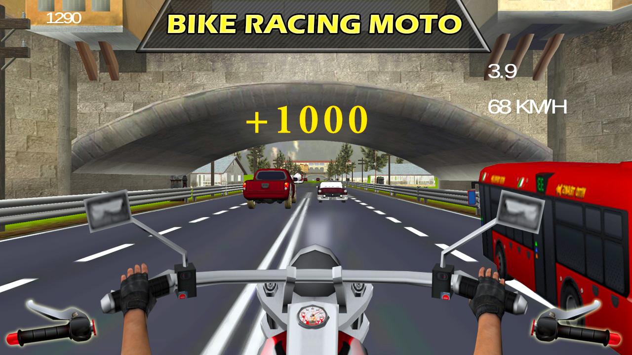 Bike Racing Traffic Highway Speed Rider