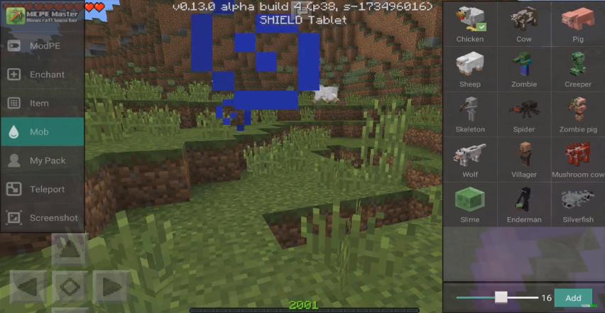 Too many items Mcpe 0.13.0