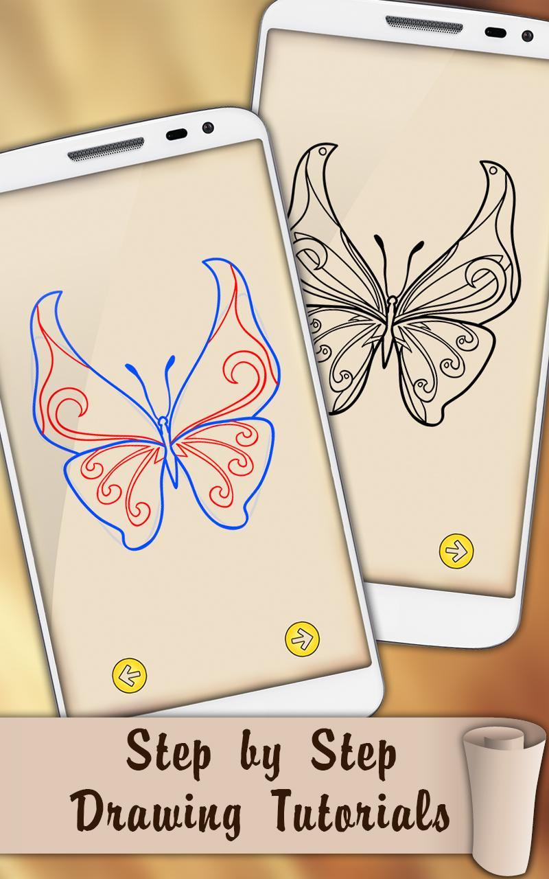 Draw Butterflies