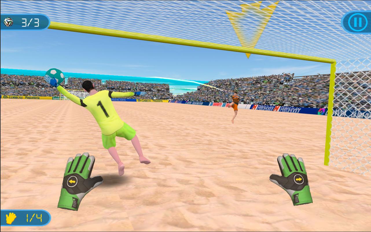 Soccer Goalkeeper - Beach Coast Goalie