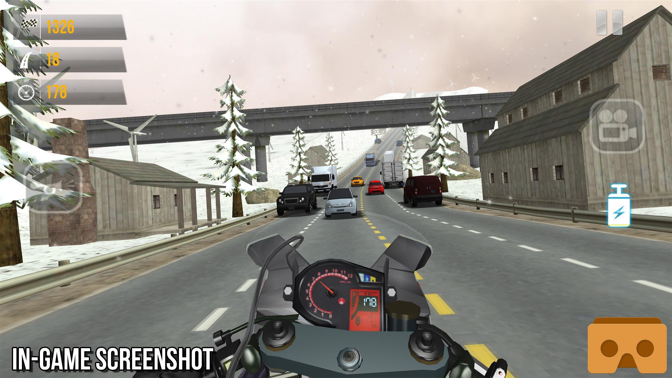 VR Motor Racing Mania 3D