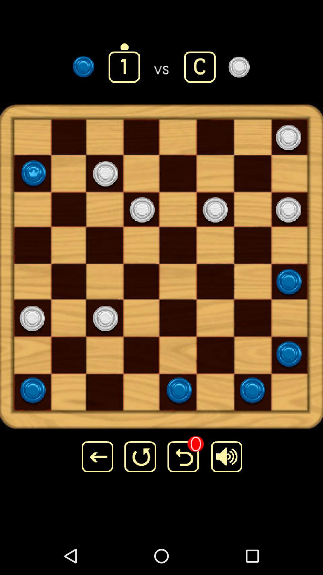 Classic Checkers Game